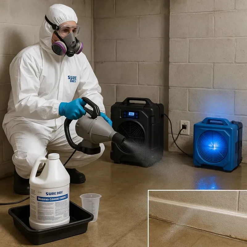 Sanitization and Odor Removal process in Stacy, MN