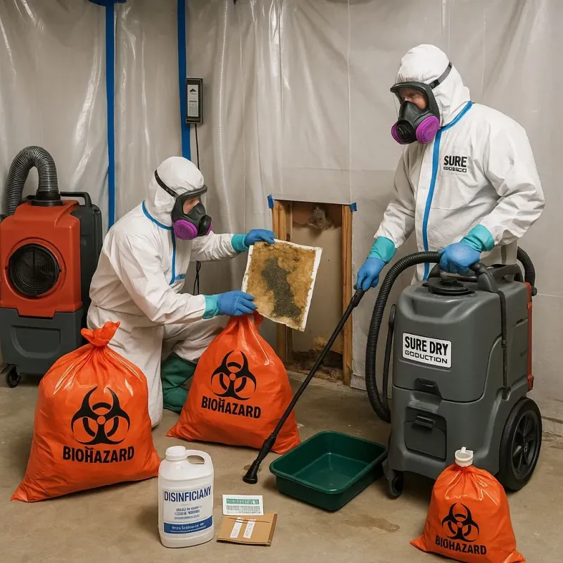 Contaminated Water Handling Protocols process in Stacy, MN